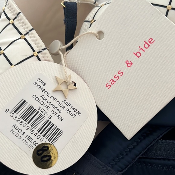 SASS & BIDE Ivory Symbol Of Our Past Soft Cup Bra NWT RRP$150 - Picture 8 of 15